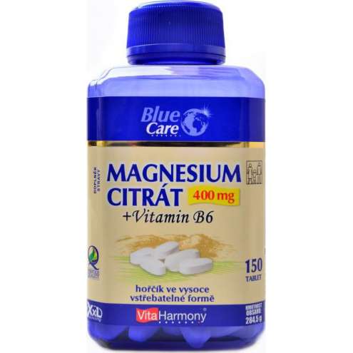 VitaHarmony Magnesium Citrát 400 mg + vit.B6 150 tablet